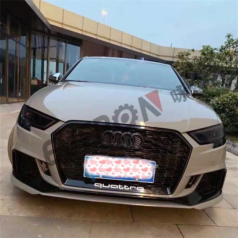 RS3 Style Front Bumper Grille for Audi A3 2017-2019