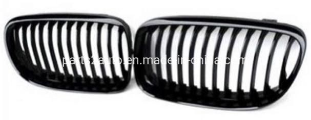 for BMW E90 Single Line Gloss Black Modified Grille 2008-2011