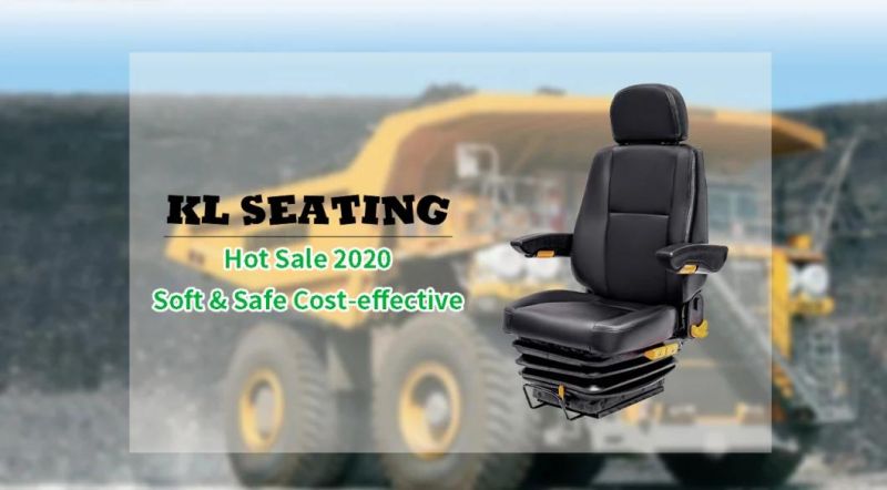 Leather Cover Air Suspension Driver Bus Seat