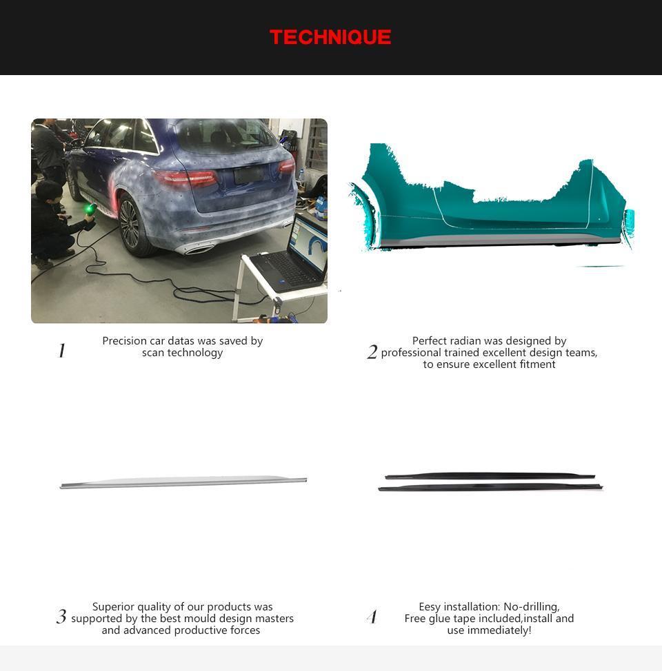 Carbon Fiber Side Skirts for BMW 4 Series G22 G23 M-Sport 2-Door 2021-2022