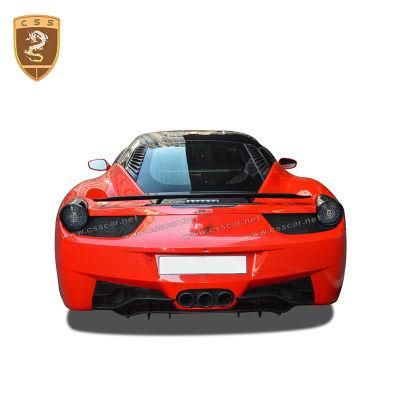 Upgrade to Novit Roso Style Carbon Fiber Rear Trunk Wing Spoiler for Ferrari 458