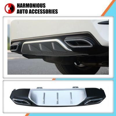 Rear Bumper Diffuser Lower Garnish for Honda Civic 2016 2018