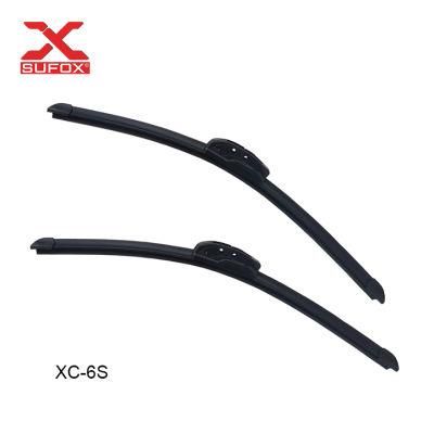 Fit for 95% Vehicle Models Metal Bracelet Boneless Multi-Functional Wiper Blade for Bayonet and Side Pin Wiper Arm