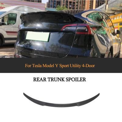 Carbon Fiber Rear Trunk Spoiler for Tesla Model Y Sport 2019-2021