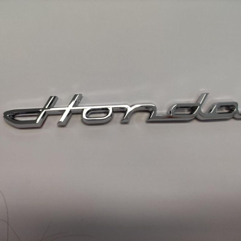 Chrome Silver Custom ABS Auto Accessories Car Letter Badge Emblem