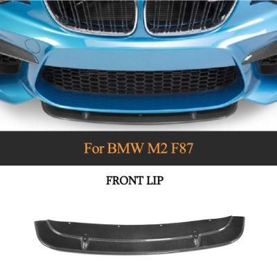 Carbon Fiber Front Bumper Lip Splitters Spoiler for BMW F87 M2 2016 - 2018