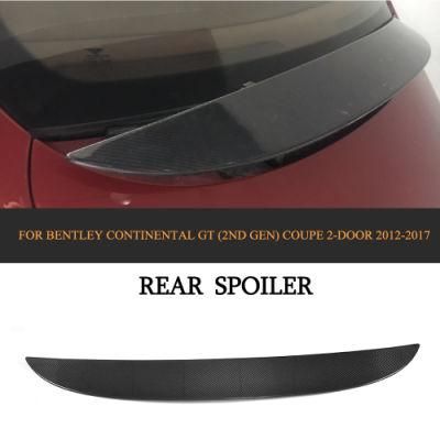 Carbon Fiber Car Spoiler for Bentley Continental Gt (2ND Gen) Coupe 2-Door 12-17