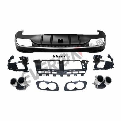 2020 Gle53 Amg Rear Bumper Diffuser with Exhaust Tip for Mercedes Benz W167 Gle Class