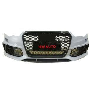 Car Parts Auto Spare Parts Auto Accessory Bodykits Front Bumper Guard Front Grille Fog Lamp Cover for Audi A6 C7 RS6