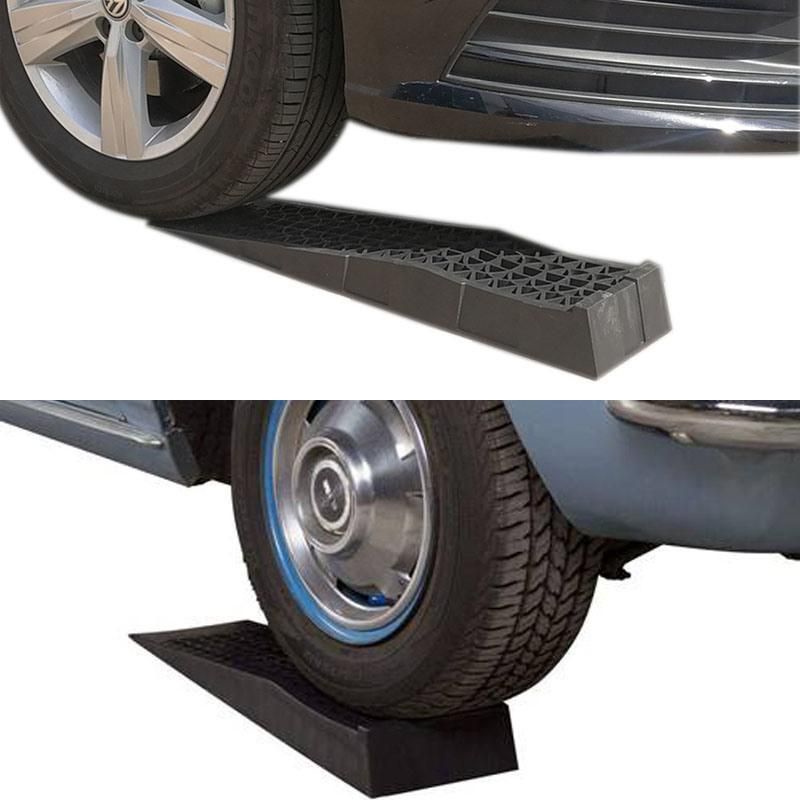 Car Service Ramps Low Profile Plastic 5 Ton Race Truck Ramps for Oil Changes Wheels Lift