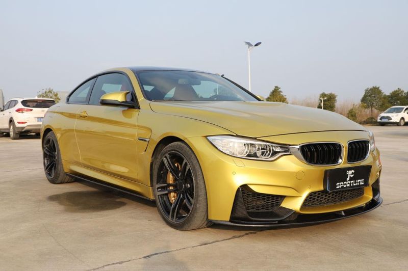 Carbon Fiber F80 F82 Side Skirts for BMW 4 Series M3 M4 14-19