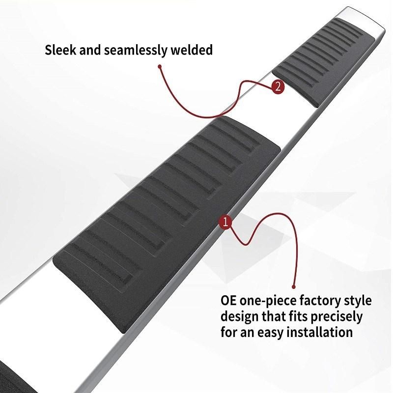 6" Stainless Steel Running Boards Side Step Bars - Dodge RAM1500