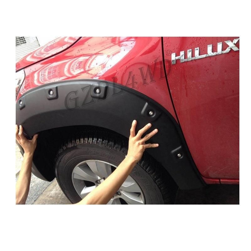 ABS Car Fender Flare for Hilux Revo 2015-2016