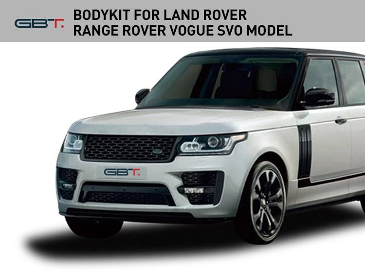Gbt Car Automotive Exterior Parts Front Rear Bumper Year 2013-2017 for Land Rover Range Rover Vogue Svo Model