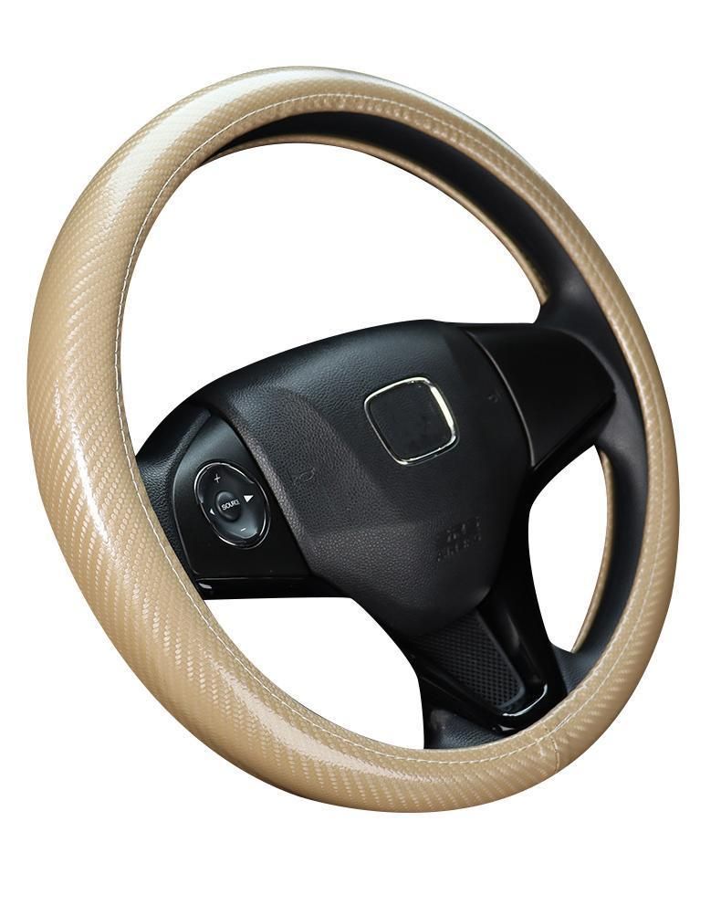 Car Steering Wheel Cover Carbon Fibre Fit Cars, SUVs, Trucks