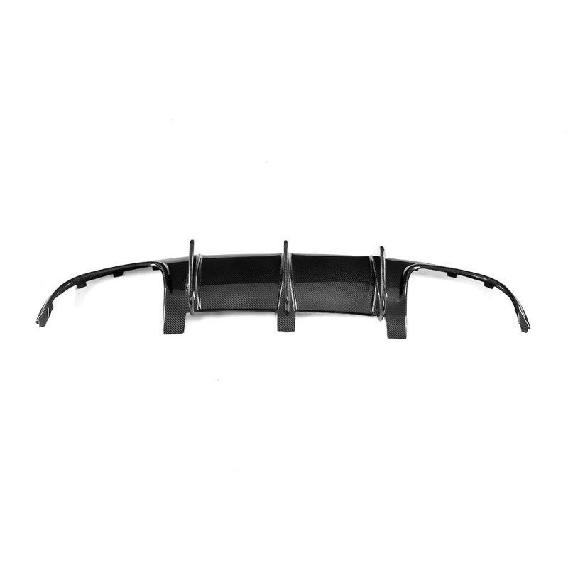 Carbon Fiber W204 Rear Bumper Diffuser Big Fins for Mercedes Benz C63 Amg Black Series 12-15