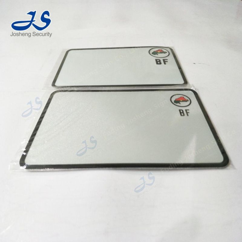 Two Layer License Plates with Border Embossed