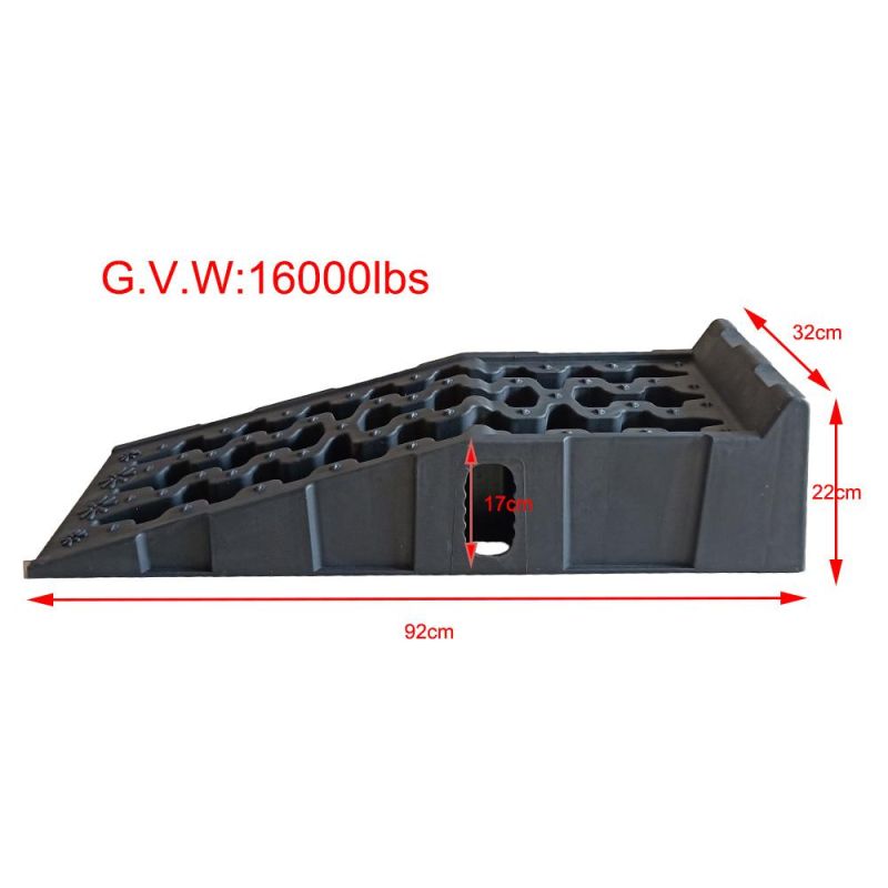 2X Car Ramp Heavy Duty 2.5 Ton Plastic Automotive Vehicle Garage Lifting Ramps