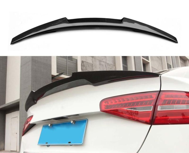 M4 Style Carbon Fiber Rear Spoiler for 2013-2019 Audi A4 B8.5