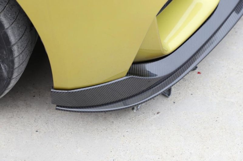 3PCS/Set Carbon Fiber Front Bumper Lip Splitters for BMW F80 M3 F82 F83 M4 14-18