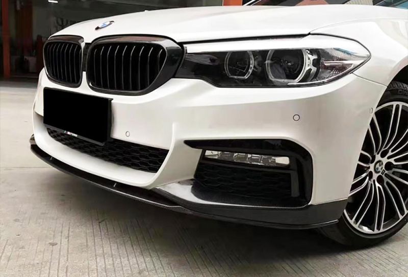 G30 G31 M Performance Style Carbon Fiber Front Bumper Lip for BMW 520 530 540 550