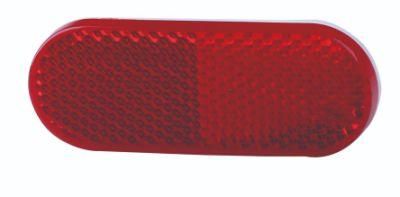 Amber Oval Adhesive Emark Truck Trailer Reflector
