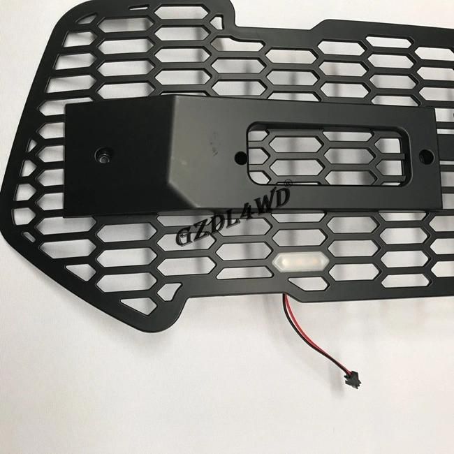 Ranger Parts Front Grille with LED Light and Letter Logo for Ford Ranger