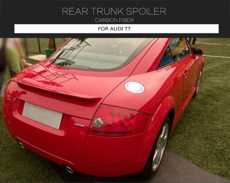 Carbon Fiber Rear Trunk Lip Spoiler Boot Wing for Audi Tt 8n 1.8t 2000-2006