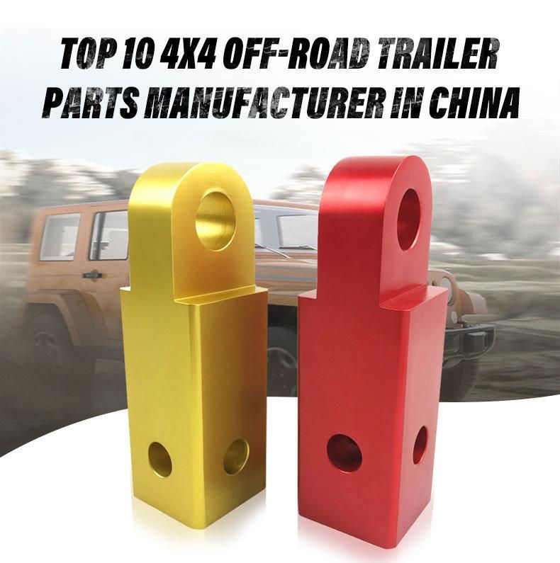 Forged 4*4 Aluminum Hitch Receiver with Tow Shackle